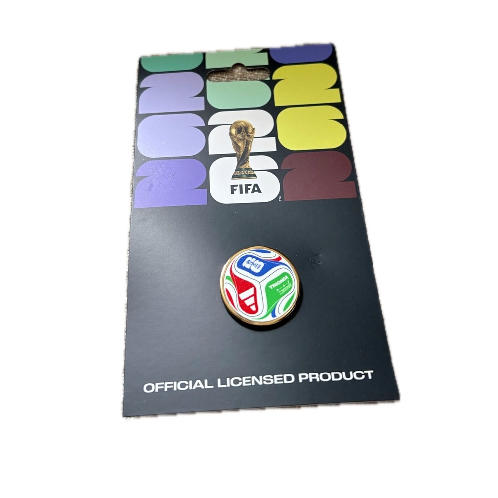 FIFA World Cup 2026 Official Match Ball Pin Badge Adidas Trionda Soccer Enamel